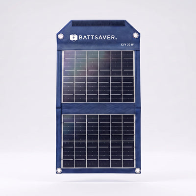 BATTSAVER 12 V - 20 W desplegado